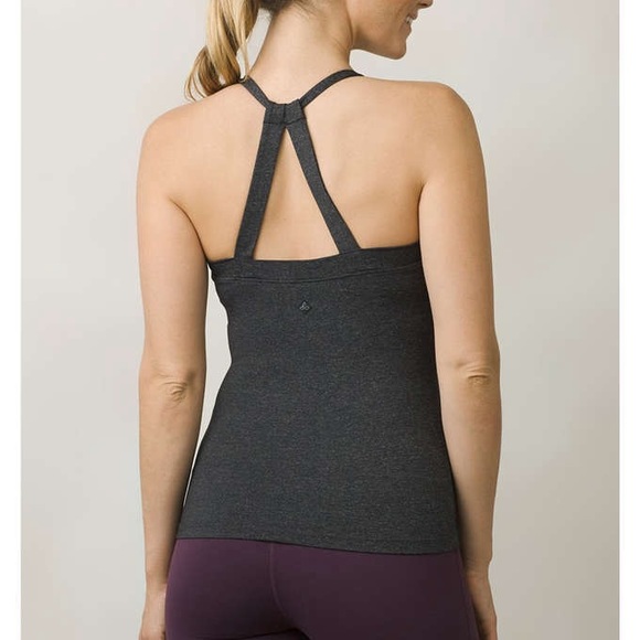 Prank Quinn Chakara Yoga Tank Charcoal Heather XL - Picture 2 of 11